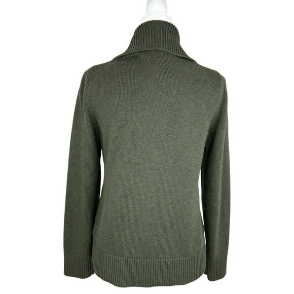 Pendleton Women’s Green Collared Button Down Y2K Cardigan Knit Sweater S/C36 - Picture 4 of 11